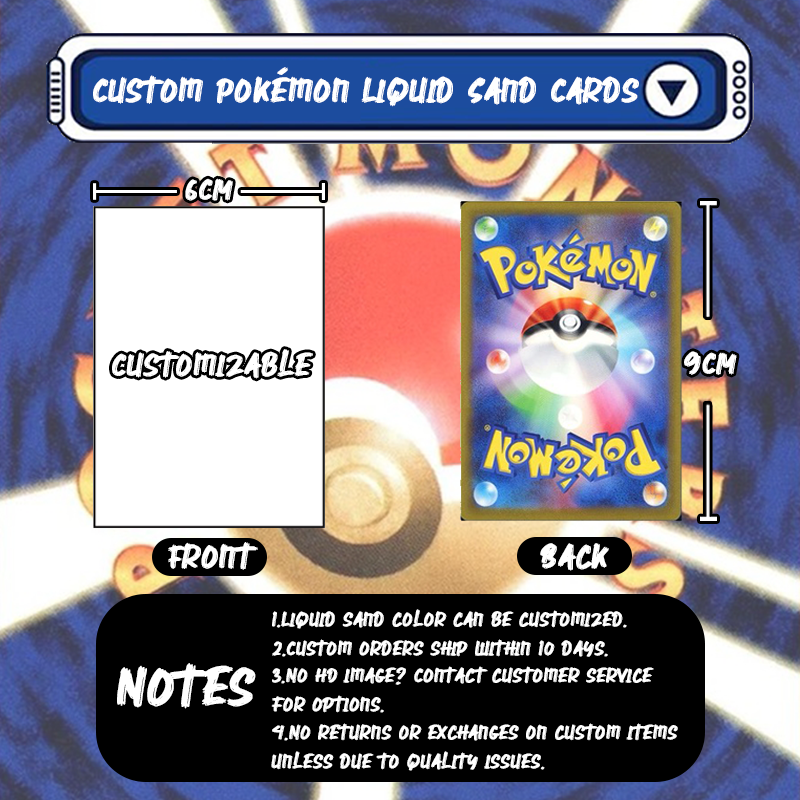 Charizard EX SIR Card Quicksand Keychain