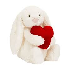 Jellycat Bashful Red Love Heart Bunny size 31cm